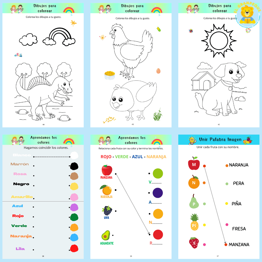 📚Cuaderno Multiactividades: TOTALMENTE EN CASTELLANO 🌟