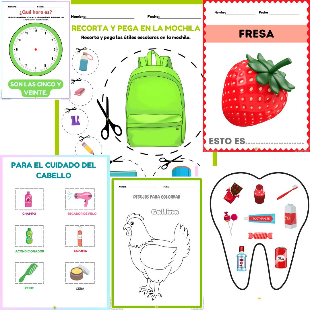 📚 Mega Pack Educativo: +2000 Actividades en español🎉