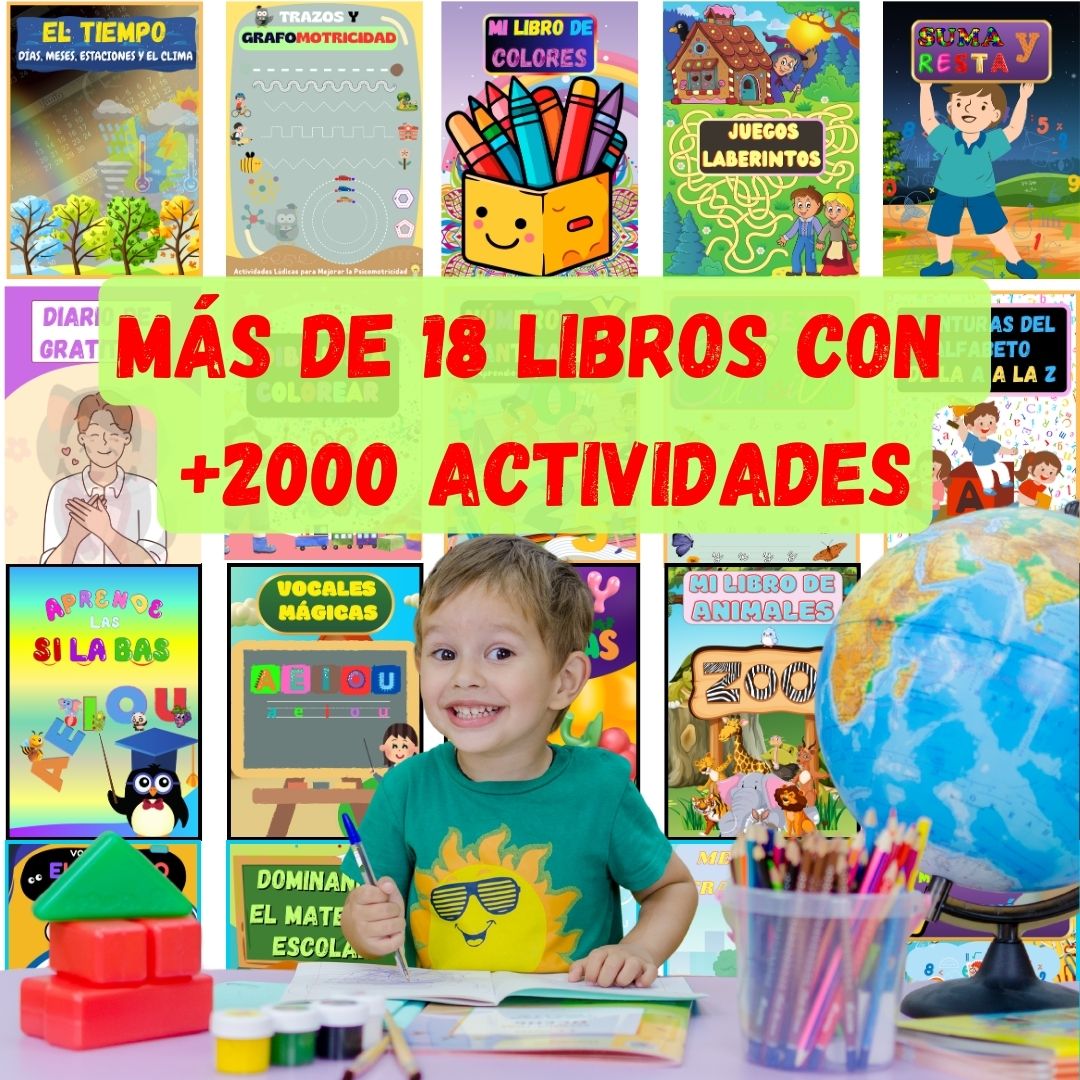 📚 Mega Pack Educativo: +2000 Actividades en español🎉